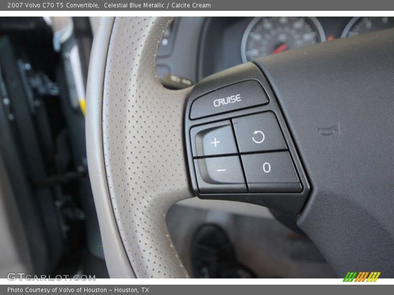 Celestial Blue Metallic / Calcite Cream 2007 Volvo C70 T5 Convertible