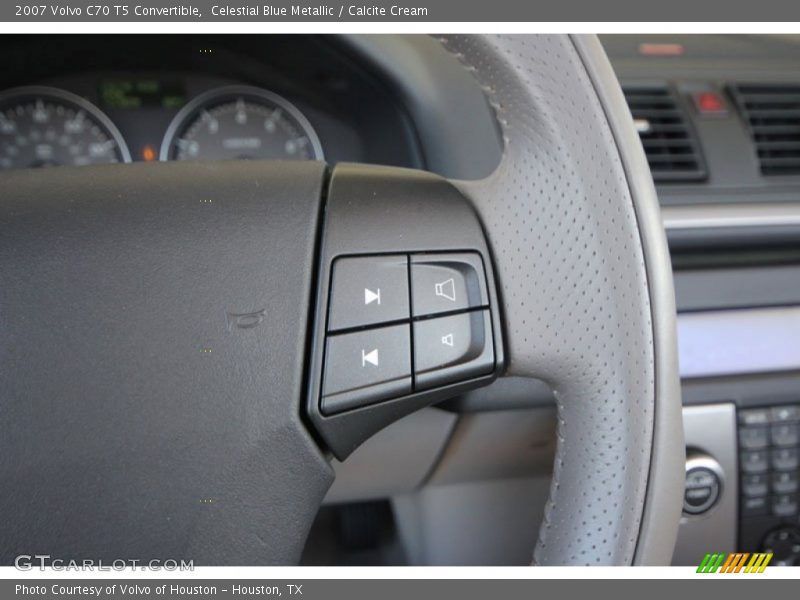 Celestial Blue Metallic / Calcite Cream 2007 Volvo C70 T5 Convertible