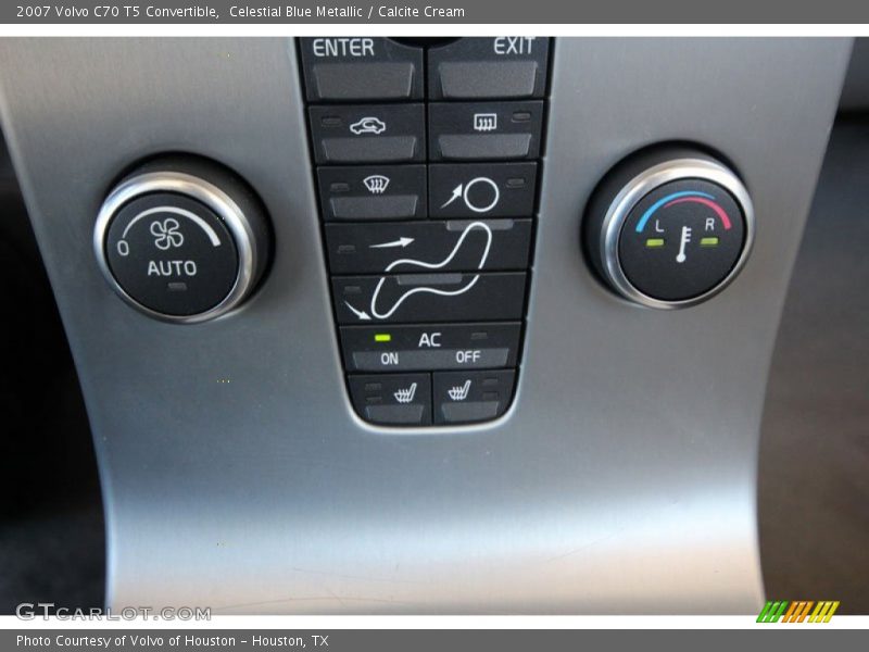Celestial Blue Metallic / Calcite Cream 2007 Volvo C70 T5 Convertible