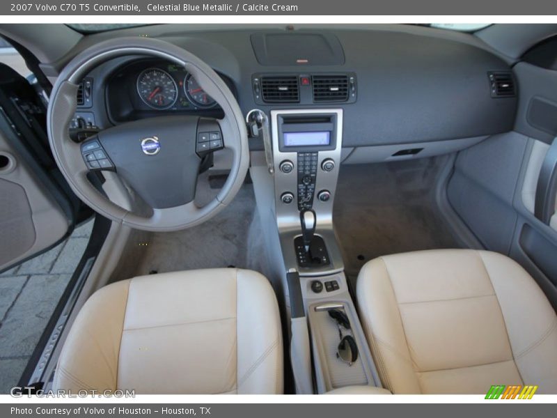 Celestial Blue Metallic / Calcite Cream 2007 Volvo C70 T5 Convertible