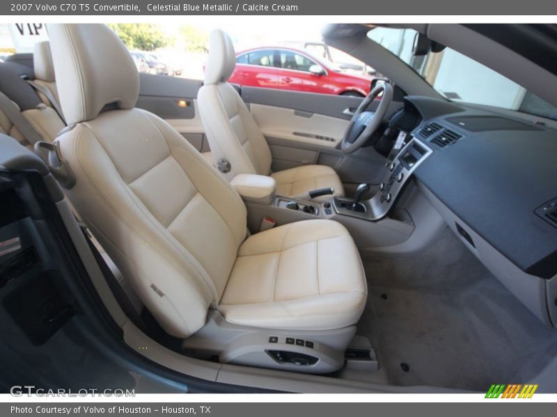 Celestial Blue Metallic / Calcite Cream 2007 Volvo C70 T5 Convertible