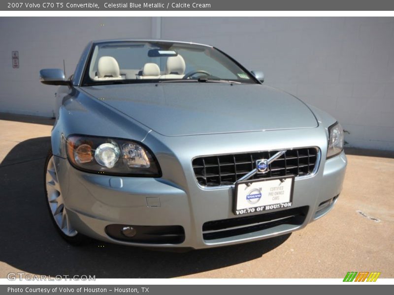 Celestial Blue Metallic / Calcite Cream 2007 Volvo C70 T5 Convertible