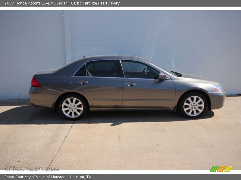 Carbon Bronze Pearl / Ivory 2007 Honda Accord EX-L V6 Sedan