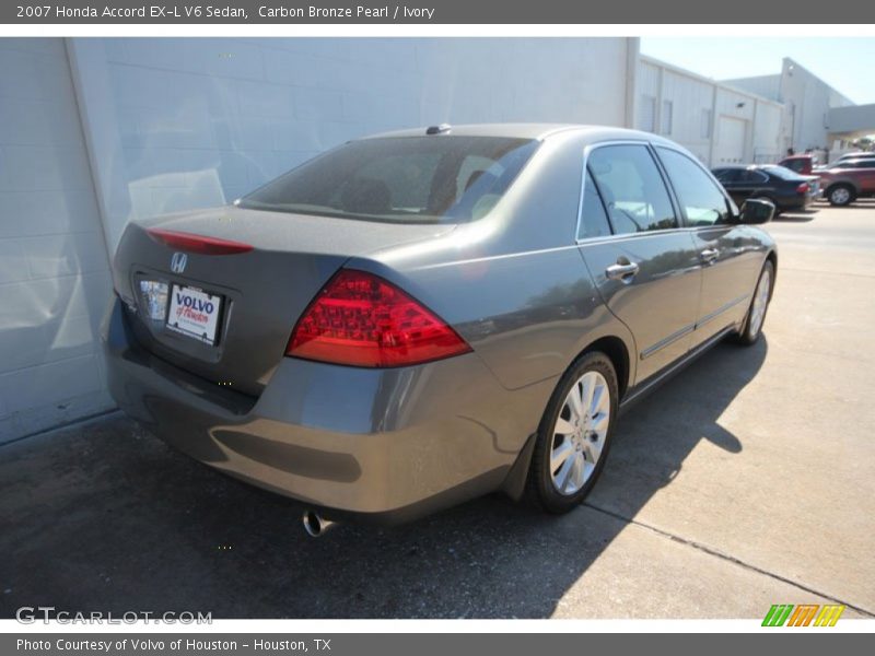 Carbon Bronze Pearl / Ivory 2007 Honda Accord EX-L V6 Sedan