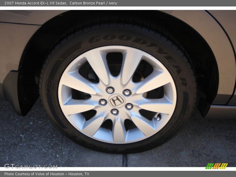Carbon Bronze Pearl / Ivory 2007 Honda Accord EX-L V6 Sedan