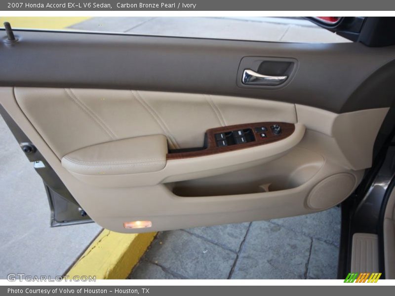 Carbon Bronze Pearl / Ivory 2007 Honda Accord EX-L V6 Sedan