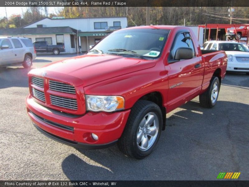 Flame Red / Taupe 2004 Dodge Ram 1500 SLT Regular Cab 4x4