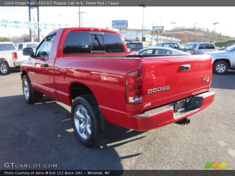 Flame Red / Taupe 2004 Dodge Ram 1500 SLT Regular Cab 4x4