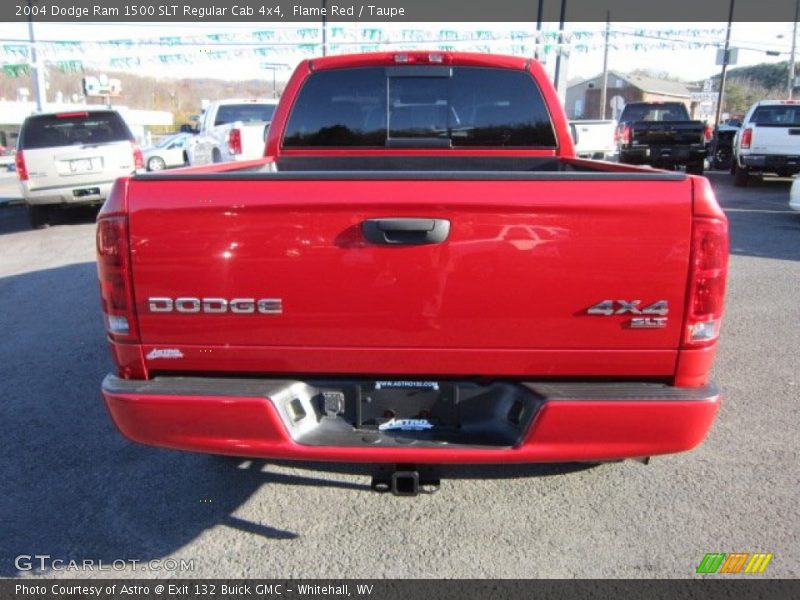 Flame Red / Taupe 2004 Dodge Ram 1500 SLT Regular Cab 4x4