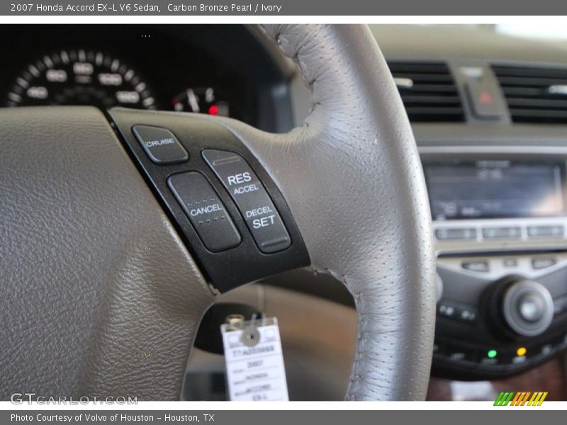 Carbon Bronze Pearl / Ivory 2007 Honda Accord EX-L V6 Sedan