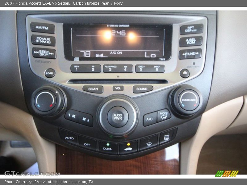 Carbon Bronze Pearl / Ivory 2007 Honda Accord EX-L V6 Sedan