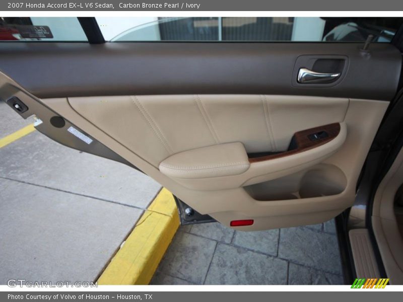 Carbon Bronze Pearl / Ivory 2007 Honda Accord EX-L V6 Sedan