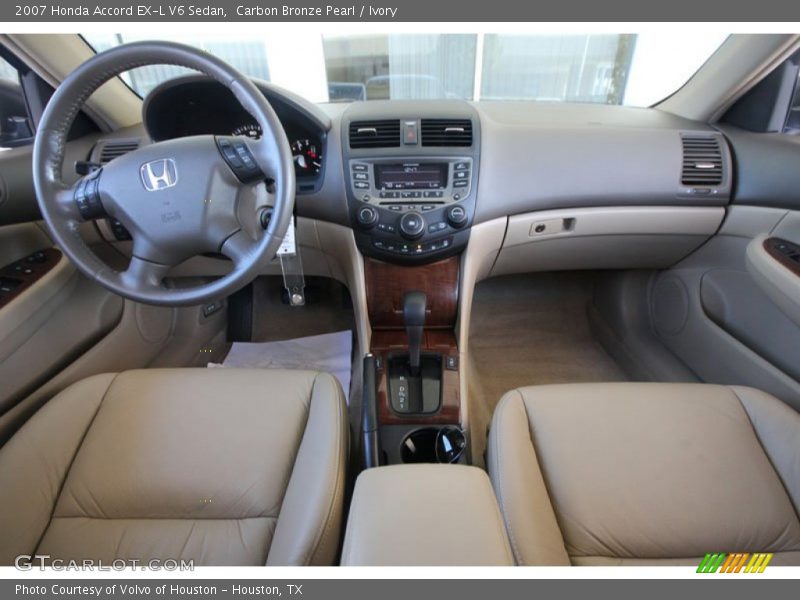 Carbon Bronze Pearl / Ivory 2007 Honda Accord EX-L V6 Sedan