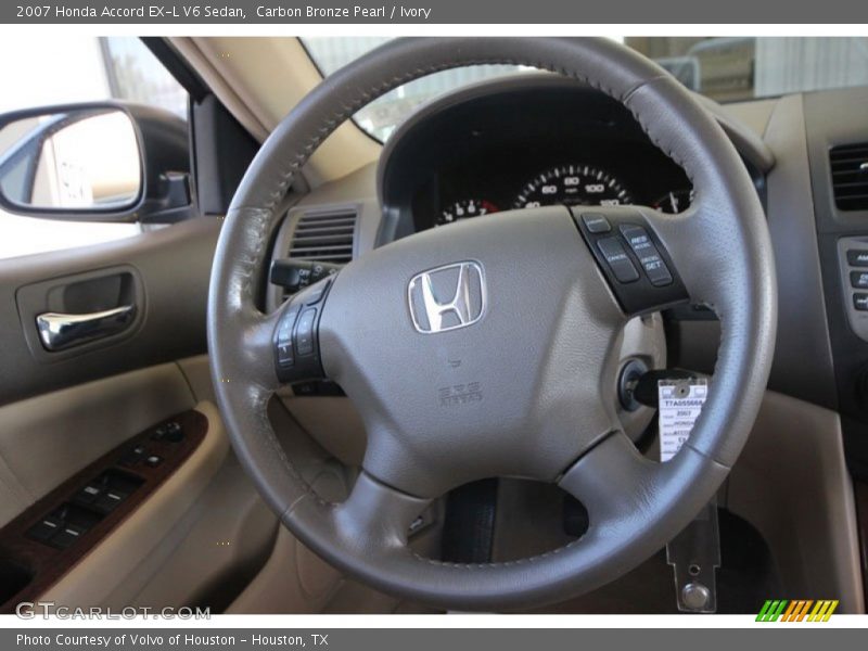Carbon Bronze Pearl / Ivory 2007 Honda Accord EX-L V6 Sedan