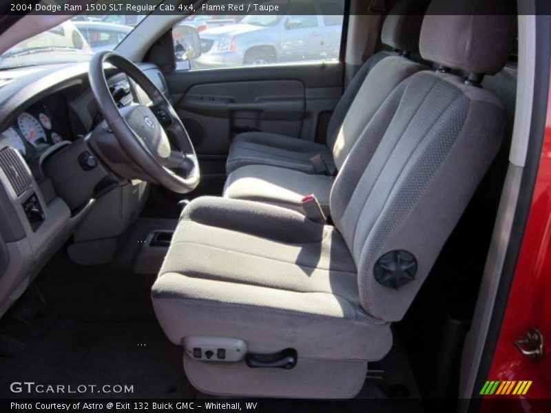Flame Red / Taupe 2004 Dodge Ram 1500 SLT Regular Cab 4x4