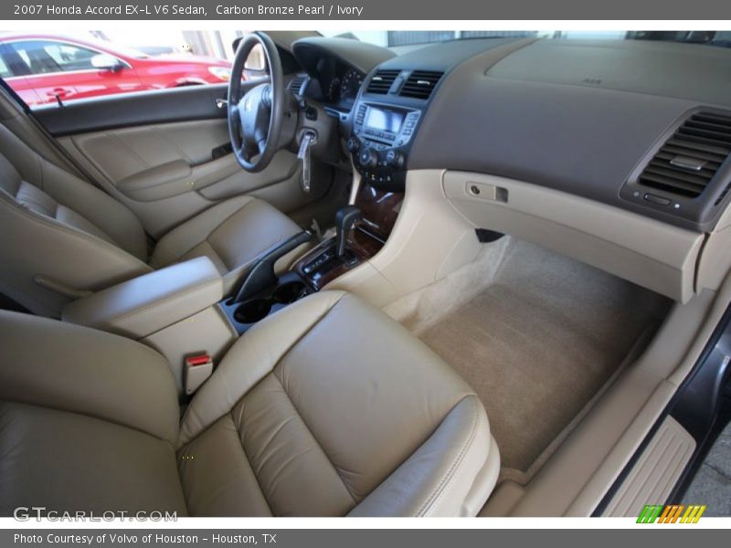 Carbon Bronze Pearl / Ivory 2007 Honda Accord EX-L V6 Sedan