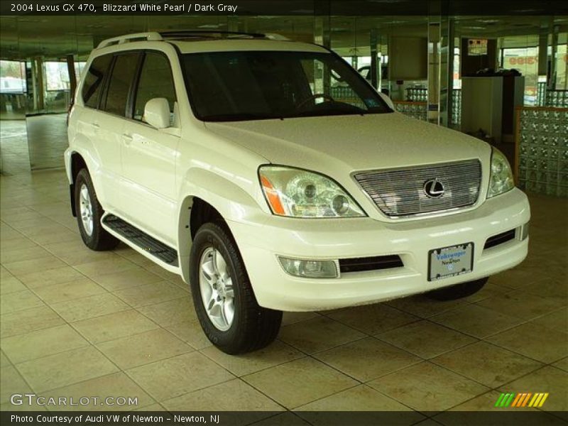 Blizzard White Pearl / Dark Gray 2004 Lexus GX 470