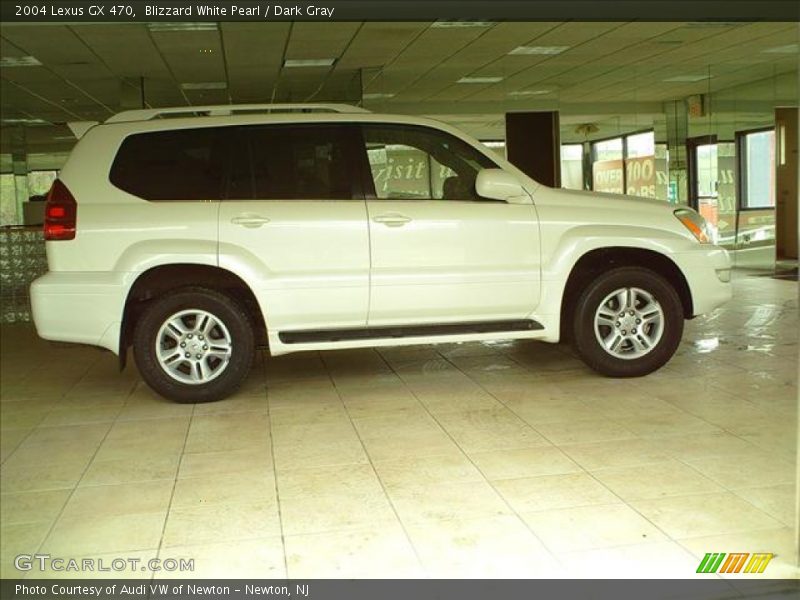 Blizzard White Pearl / Dark Gray 2004 Lexus GX 470