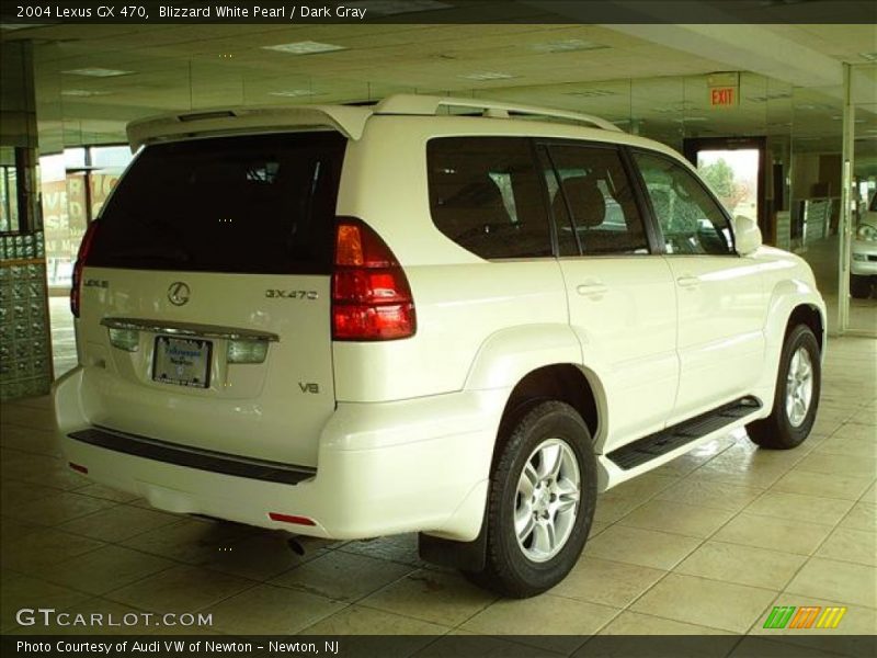 Blizzard White Pearl / Dark Gray 2004 Lexus GX 470