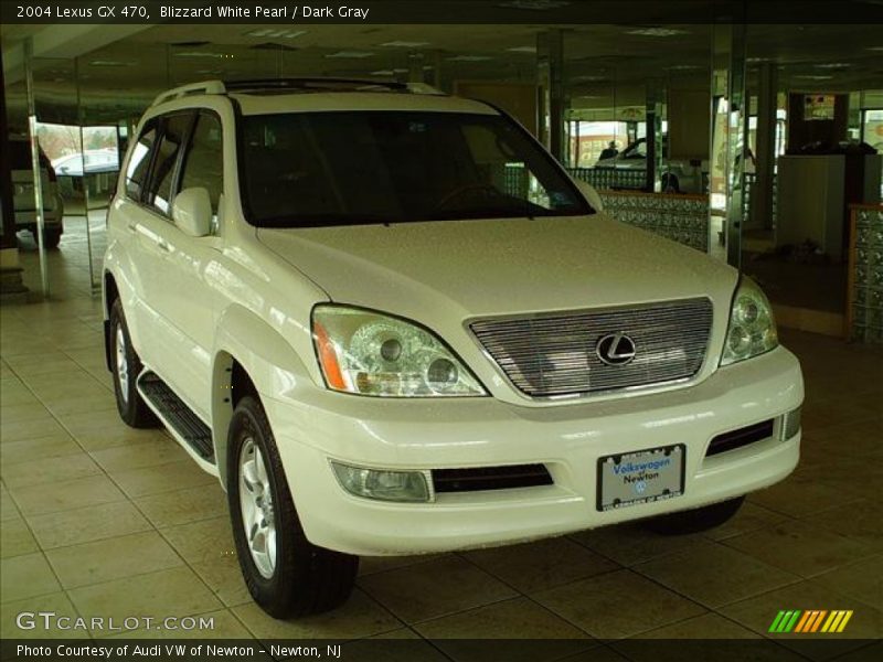 Blizzard White Pearl / Dark Gray 2004 Lexus GX 470