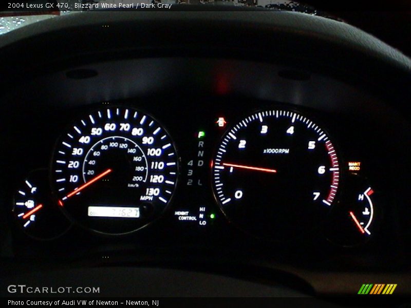 Blizzard White Pearl / Dark Gray 2004 Lexus GX 470