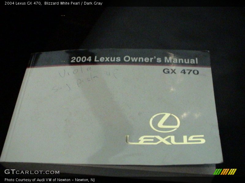 Blizzard White Pearl / Dark Gray 2004 Lexus GX 470