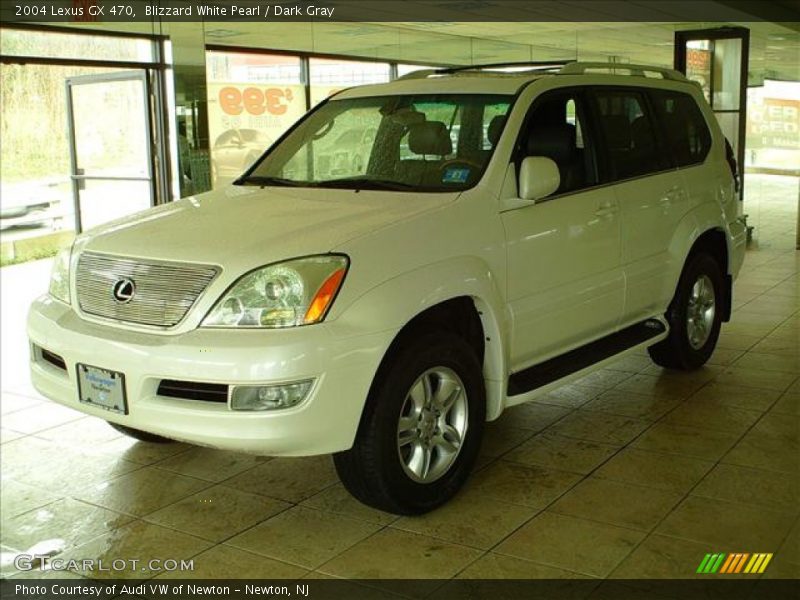 Blizzard White Pearl / Dark Gray 2004 Lexus GX 470