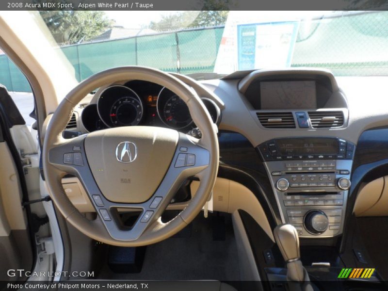 Dashboard of 2008 MDX Sport