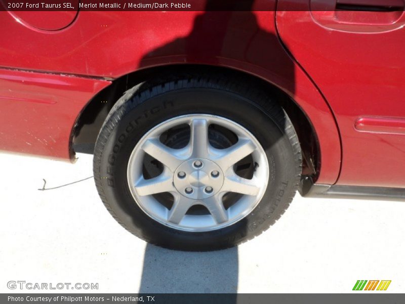 Merlot Metallic / Medium/Dark Pebble 2007 Ford Taurus SEL