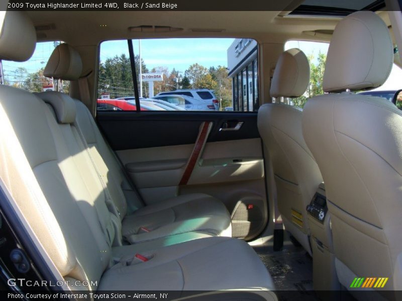 Black / Sand Beige 2009 Toyota Highlander Limited 4WD