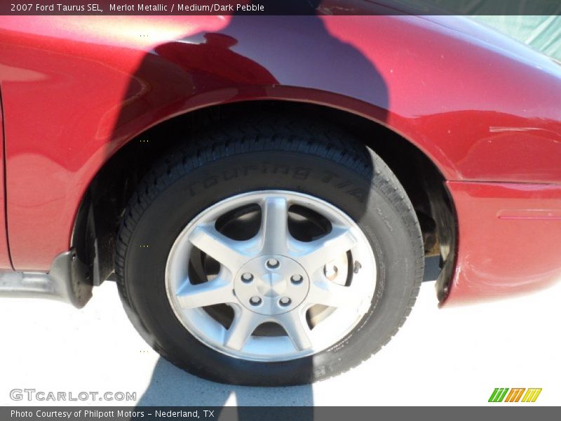 Merlot Metallic / Medium/Dark Pebble 2007 Ford Taurus SEL