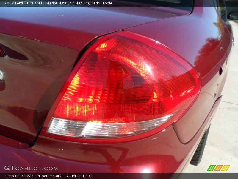 Merlot Metallic / Medium/Dark Pebble 2007 Ford Taurus SEL