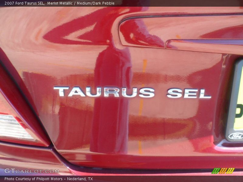 Merlot Metallic / Medium/Dark Pebble 2007 Ford Taurus SEL
