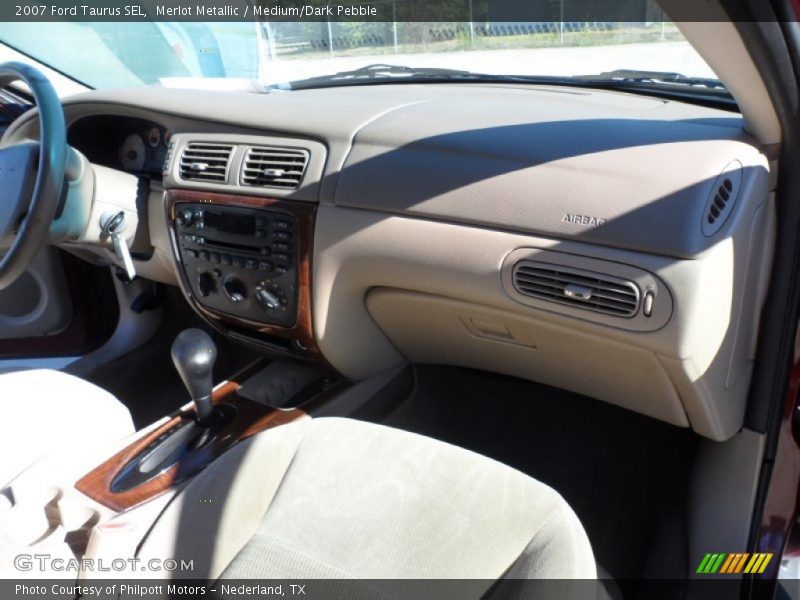 Merlot Metallic / Medium/Dark Pebble 2007 Ford Taurus SEL