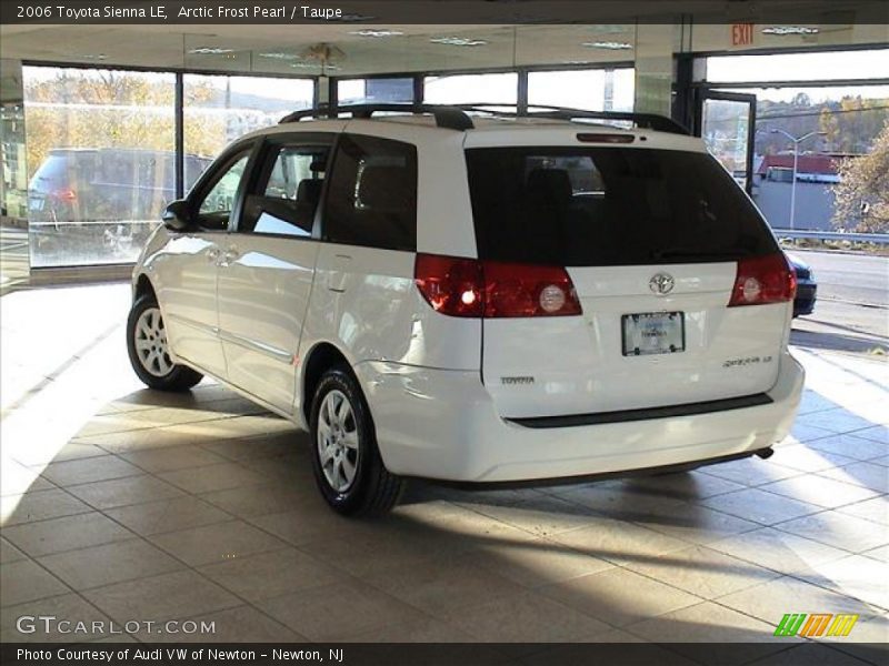 Arctic Frost Pearl / Taupe 2006 Toyota Sienna LE
