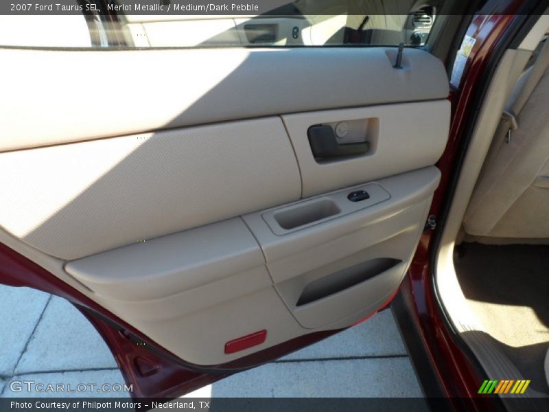 Merlot Metallic / Medium/Dark Pebble 2007 Ford Taurus SEL