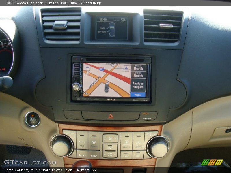 Black / Sand Beige 2009 Toyota Highlander Limited 4WD