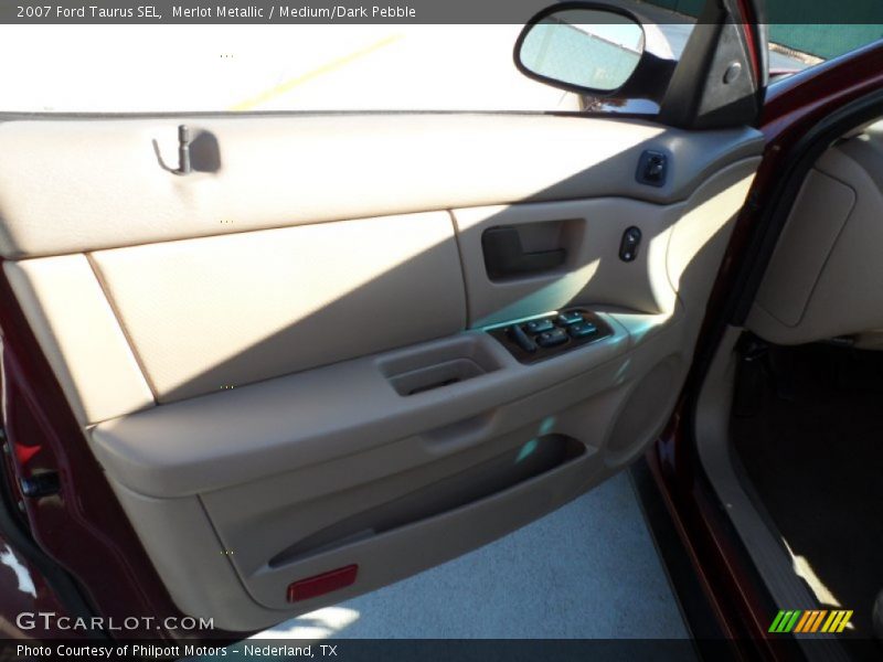 Merlot Metallic / Medium/Dark Pebble 2007 Ford Taurus SEL
