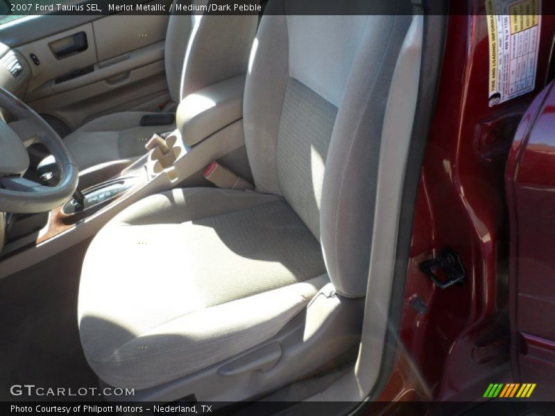 Merlot Metallic / Medium/Dark Pebble 2007 Ford Taurus SEL