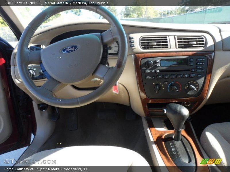 Merlot Metallic / Medium/Dark Pebble 2007 Ford Taurus SEL