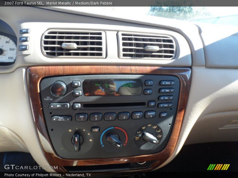 Merlot Metallic / Medium/Dark Pebble 2007 Ford Taurus SEL