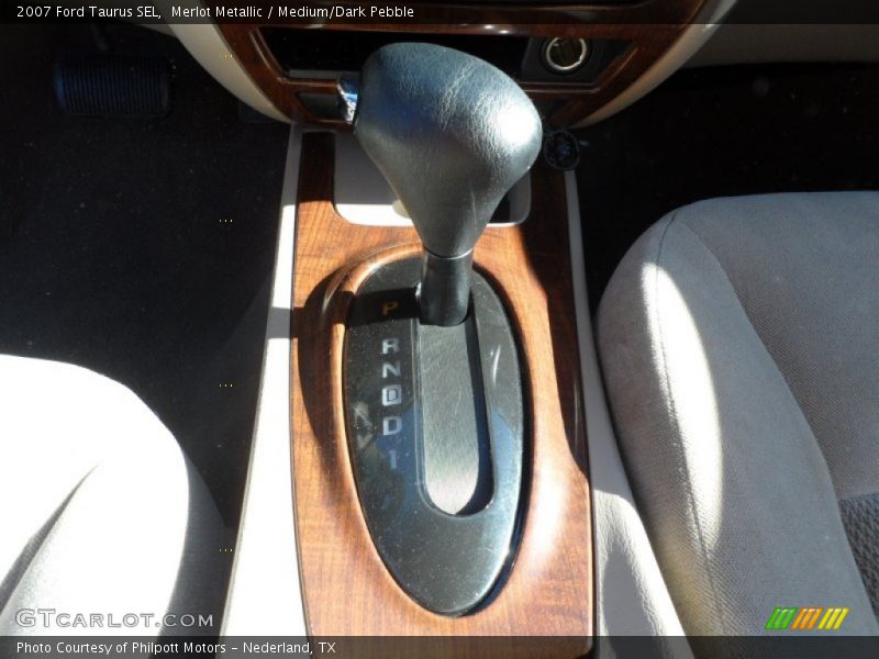 Merlot Metallic / Medium/Dark Pebble 2007 Ford Taurus SEL