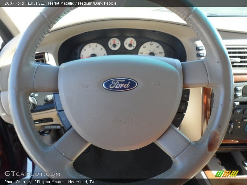 Merlot Metallic / Medium/Dark Pebble 2007 Ford Taurus SEL