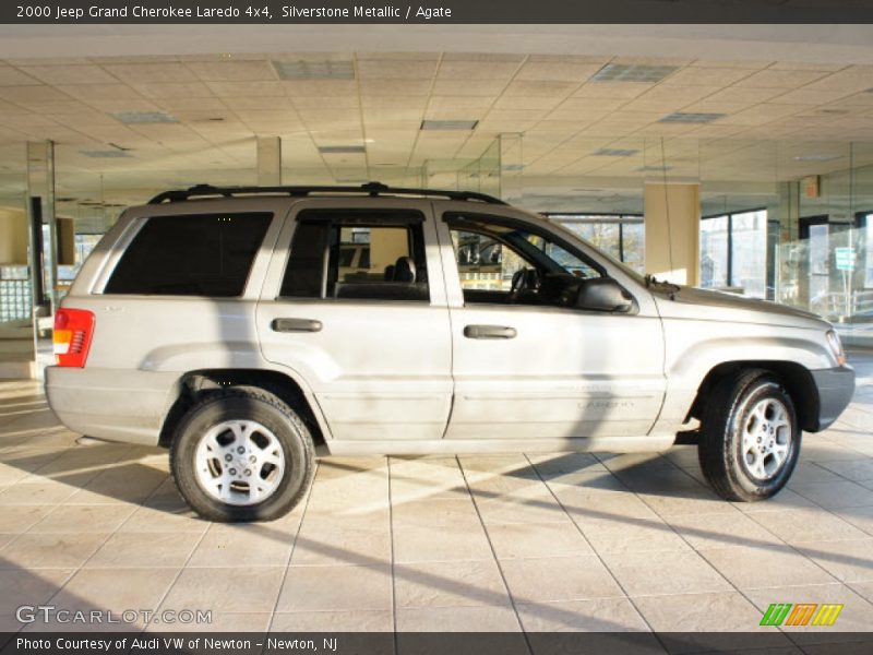 Silverstone Metallic / Agate 2000 Jeep Grand Cherokee Laredo 4x4