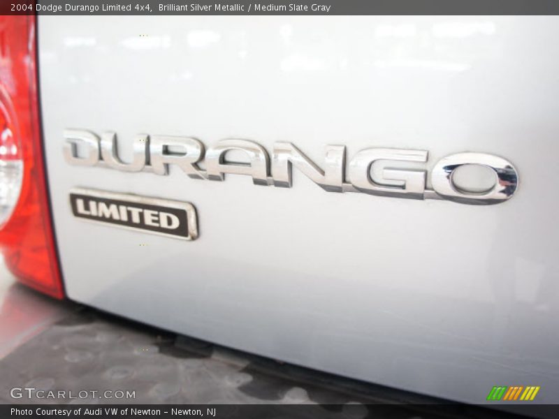 Brilliant Silver Metallic / Medium Slate Gray 2004 Dodge Durango Limited 4x4