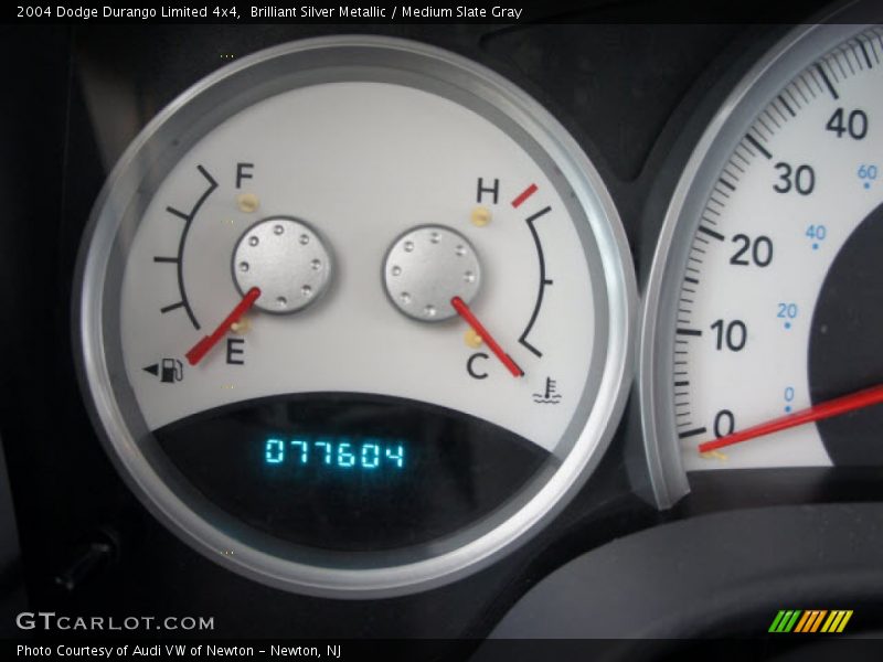 Brilliant Silver Metallic / Medium Slate Gray 2004 Dodge Durango Limited 4x4