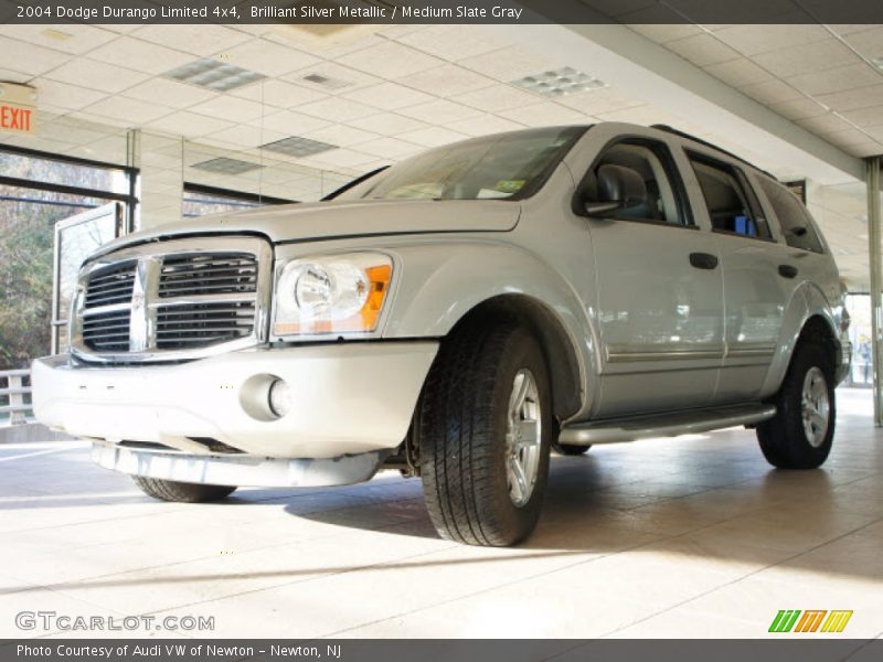 Brilliant Silver Metallic / Medium Slate Gray 2004 Dodge Durango Limited 4x4