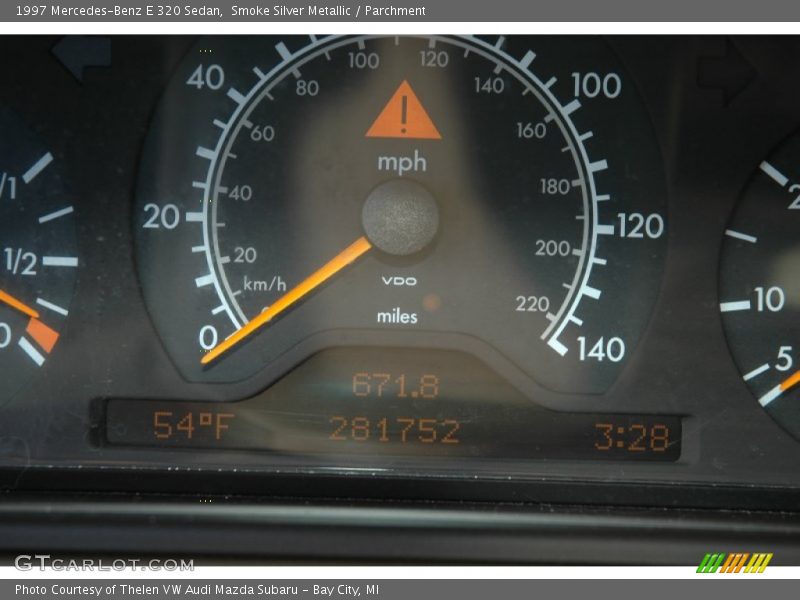 Smoke Silver Metallic / Parchment 1997 Mercedes-Benz E 320 Sedan