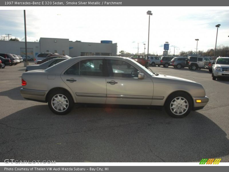 Smoke Silver Metallic / Parchment 1997 Mercedes-Benz E 320 Sedan