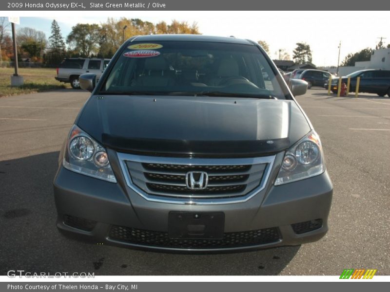 Slate Green Metallic / Olive 2009 Honda Odyssey EX-L